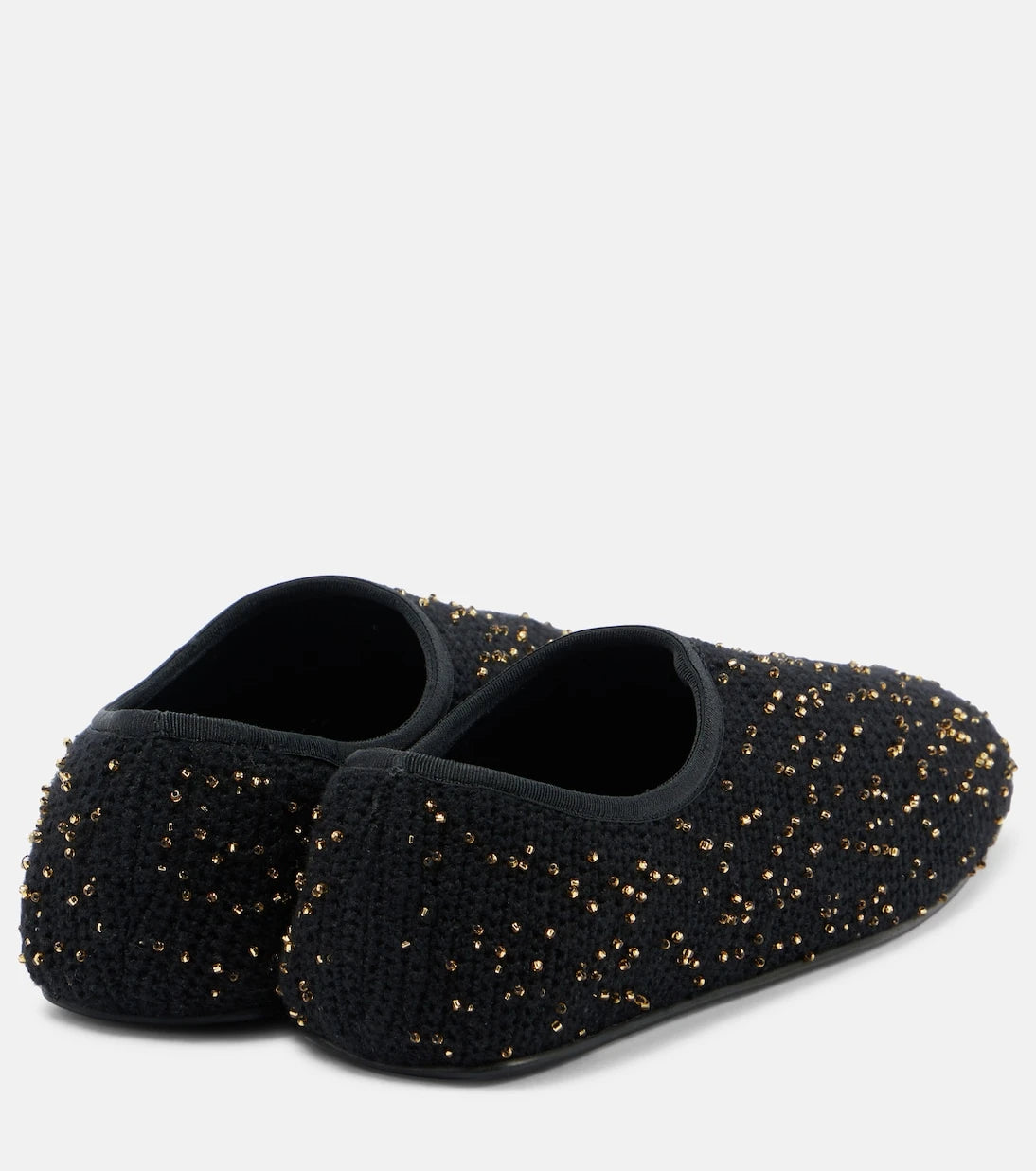 Gabriela Hearst - Aris embellished knitted ballet flats