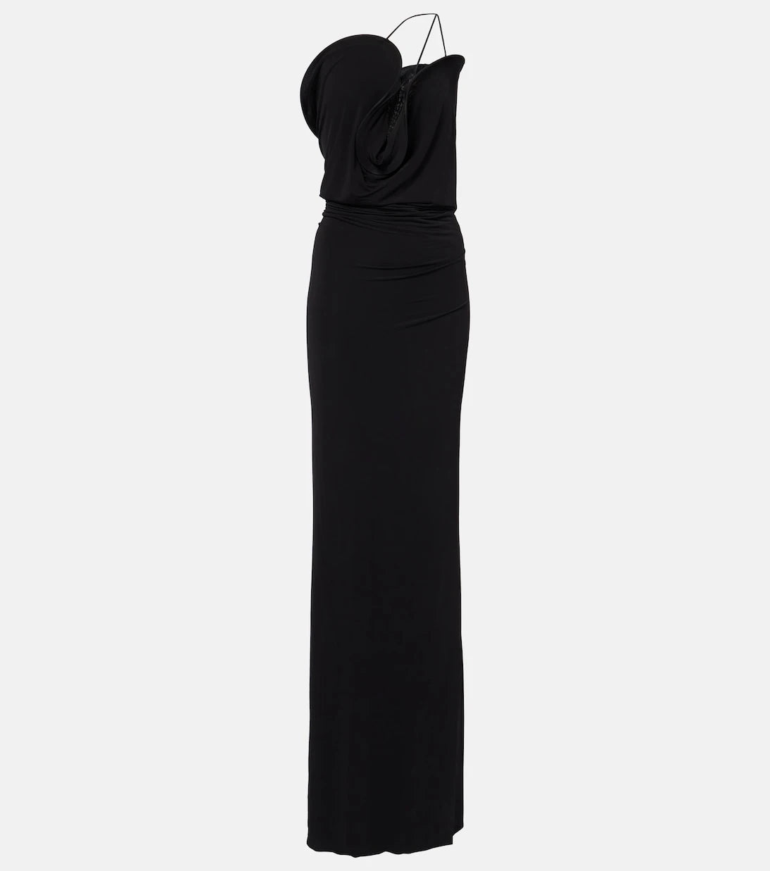 Christopher Esber - Asymmetric jersey midi dress