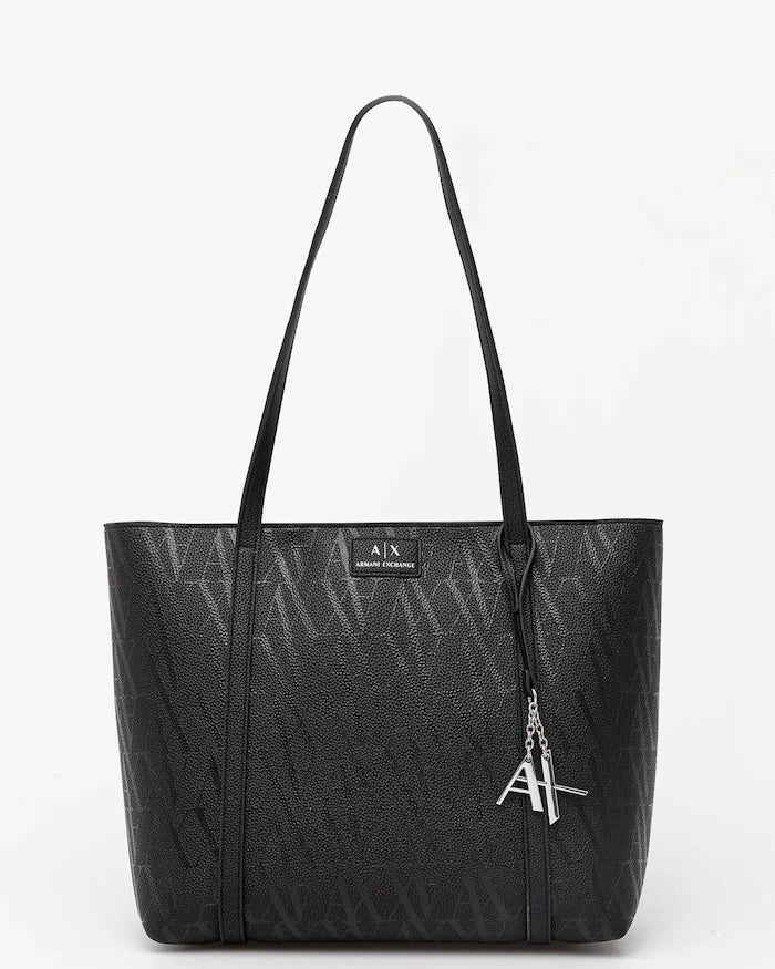 Armani Exchange шопинг чанта дамска от имитация на кожа