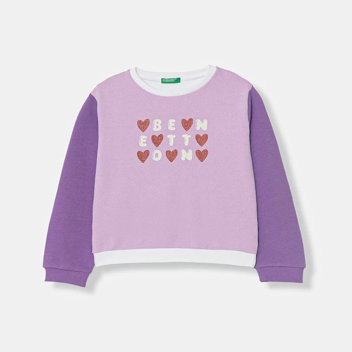 United Colors of Benetton Pamuktan çocuk sweatshirt