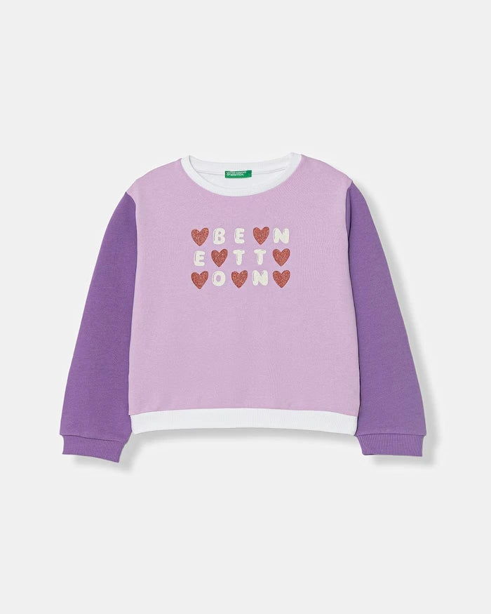 United Colors of Benetton Pamuktan çocuk sweatshirt