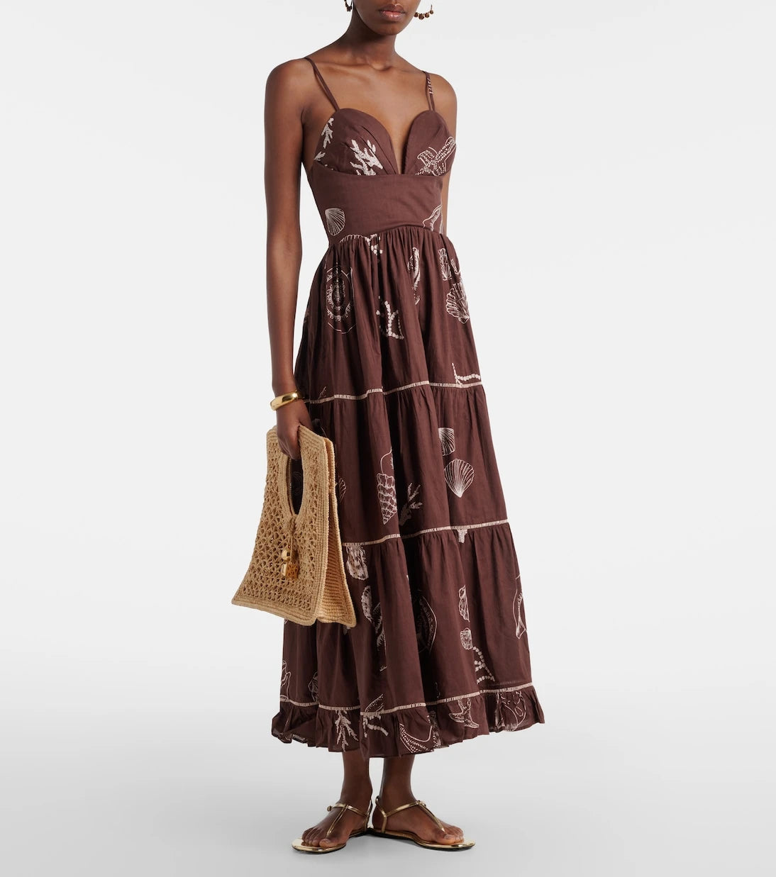 Poupette St Barth - Milena printed cotton maxi dress