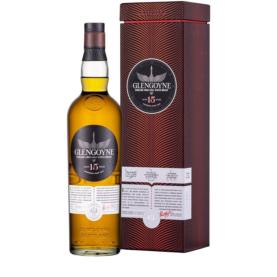 Glengoyne 15-Years-Old Highland Single Malt Whisky (70cl)