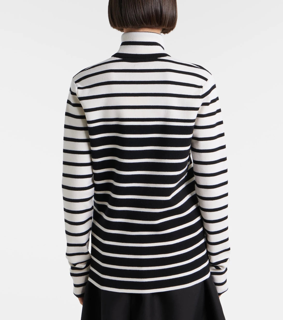 Toteme - Striped wool-blend turtleneck sweater