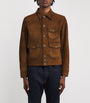 Brown Double RL Roughout Suede Jacket