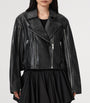 Black Leather Masone Biker Jacket