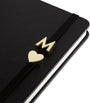 Moleskine Gold-Plated Heart Notebook Charm