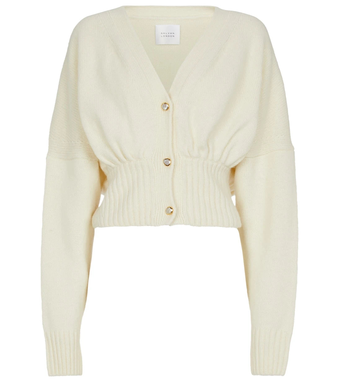 Galvan - Luna wool and cashmere-blend cardigan