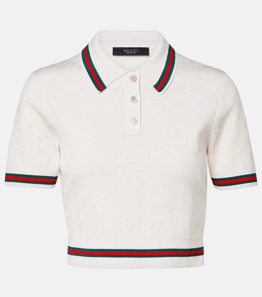 Gucci - GG jacquard polo shirt