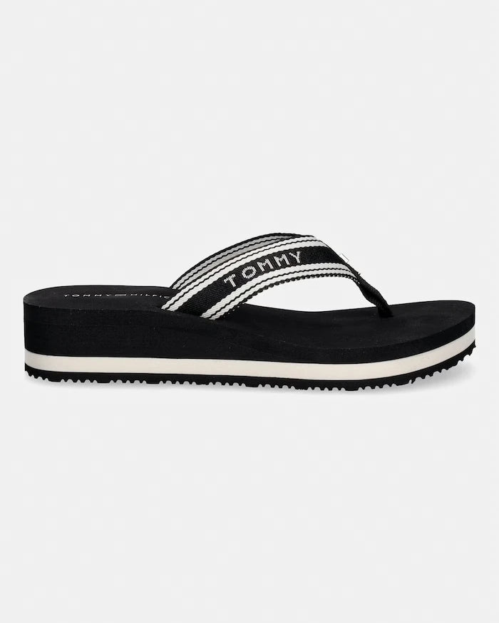 Tommy Hilfiger Kadın Terlik TH FLAG PRINT SUMMER SANDAL