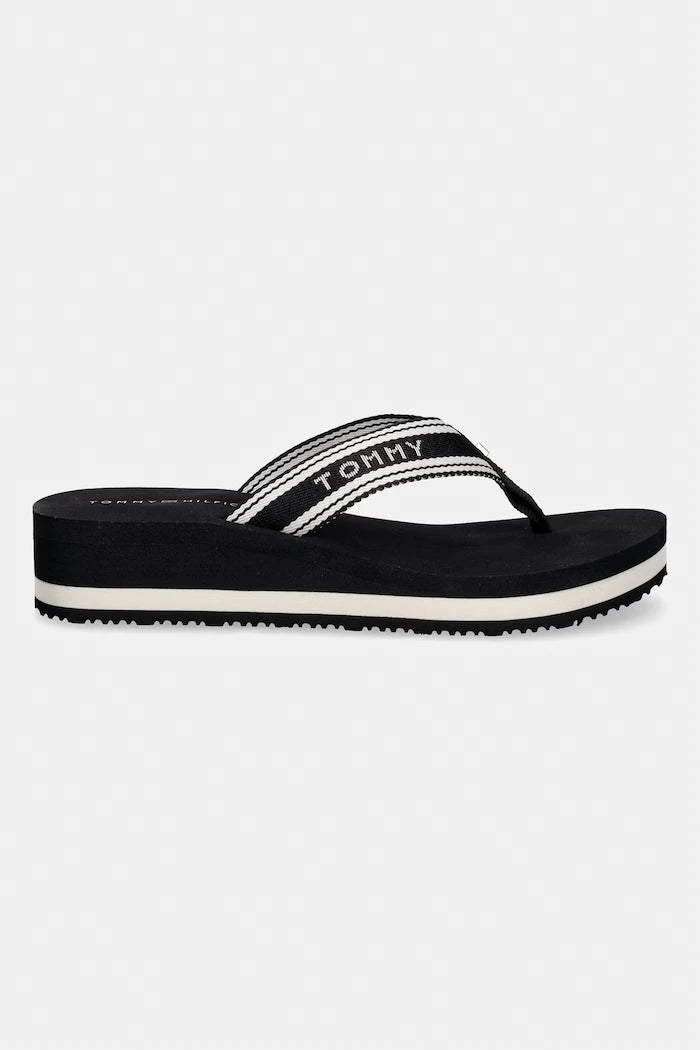 Tommy Hilfiger Kadın Terlik TH FLAG PRINT SUMMER SANDAL