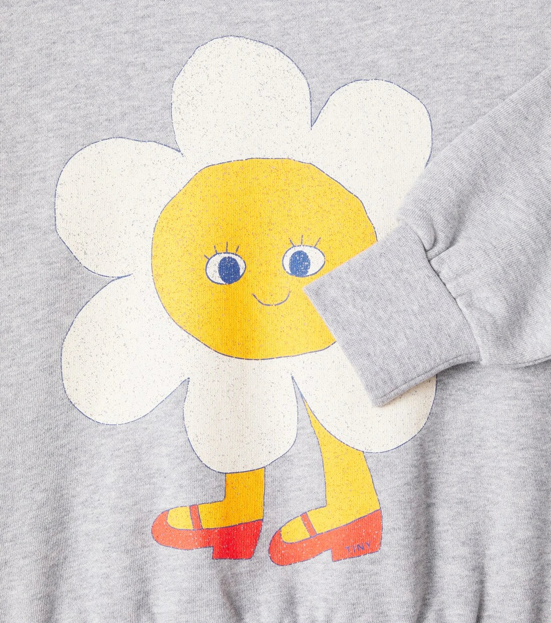 Tinycottons - Flower printed cotton jersey sweatshirt