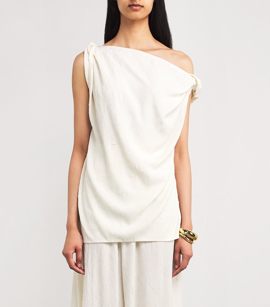 Ivory Vespera Twist Top