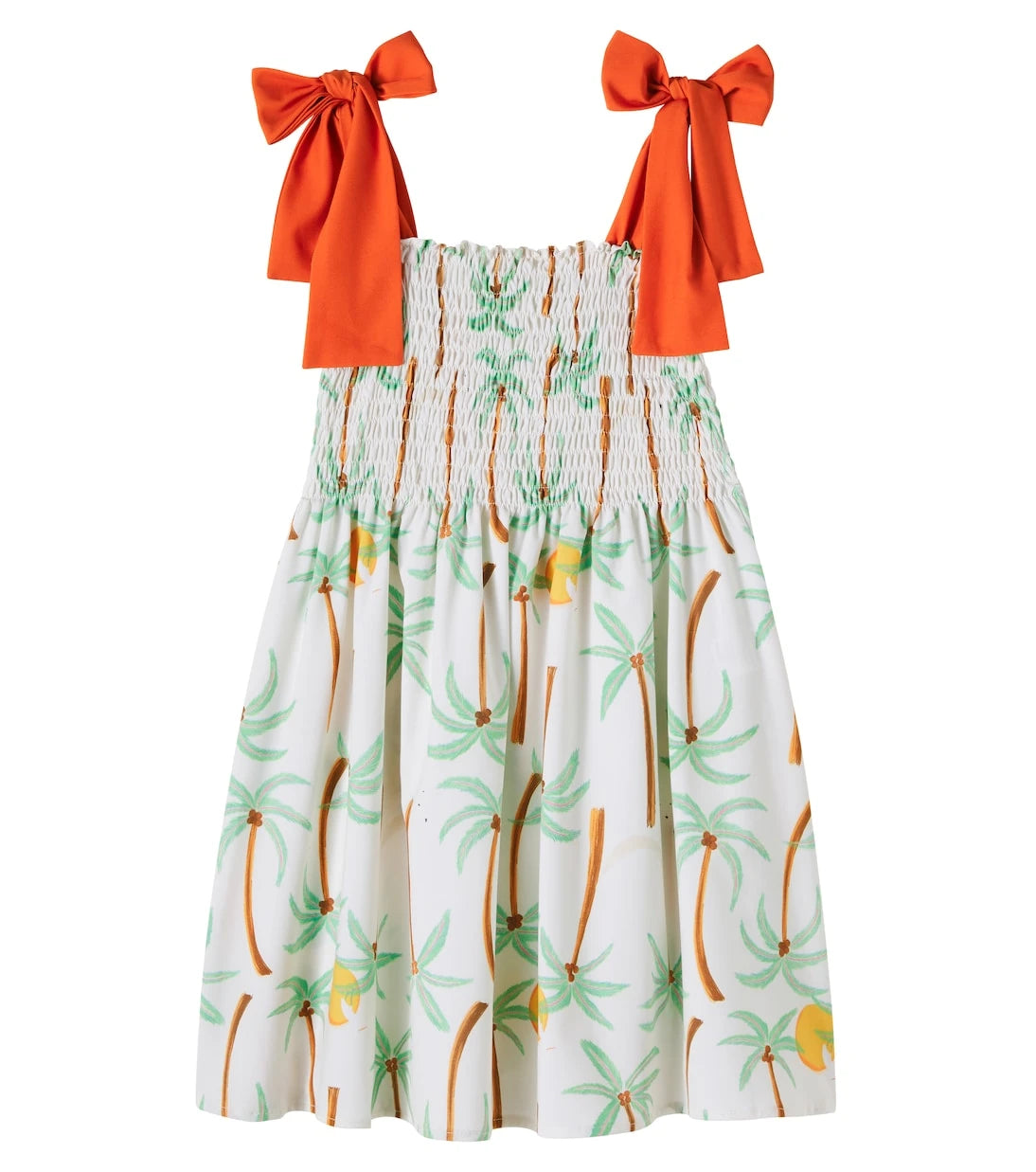 Pepita&Me - Waffle printed shirred dress