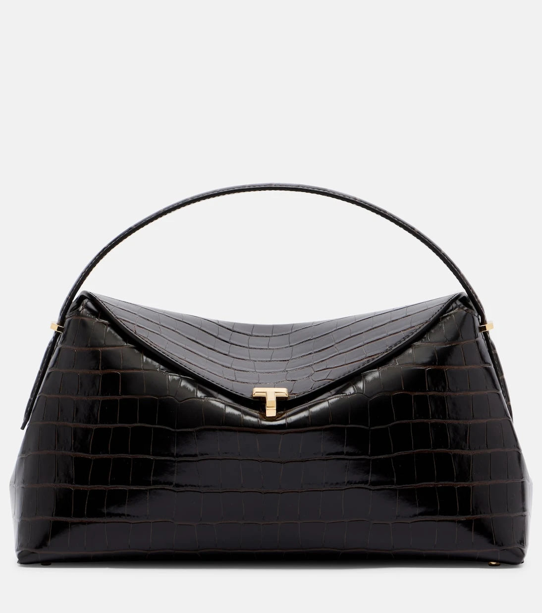 Toteme - T-Lock croc-effect leather tote bag