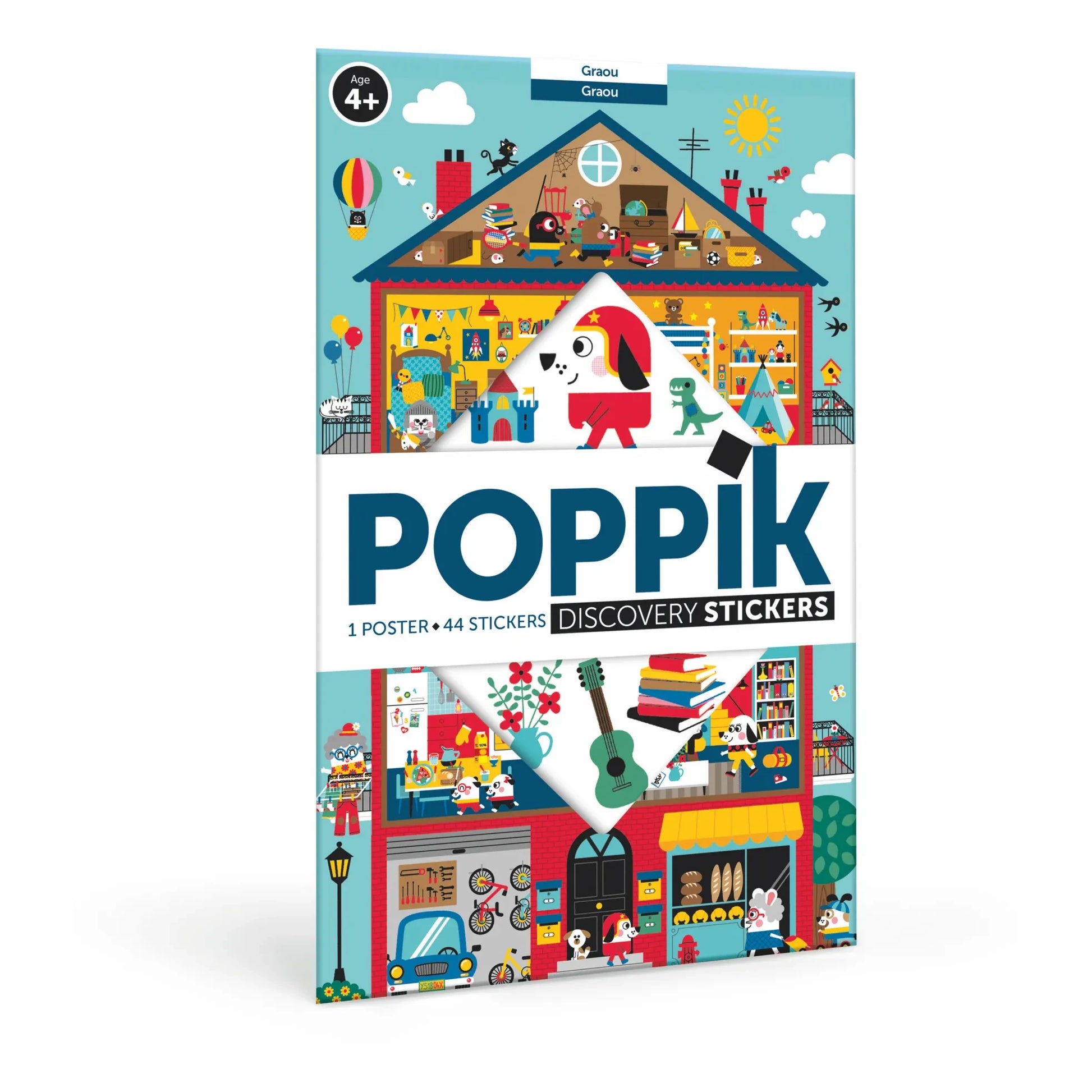 Poppik - Graou Sticker Poster