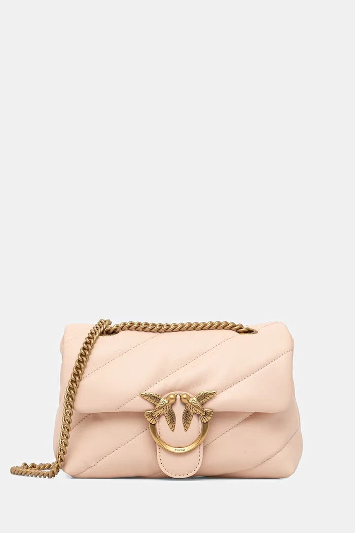 Pinko kadın deri crossbody çanta