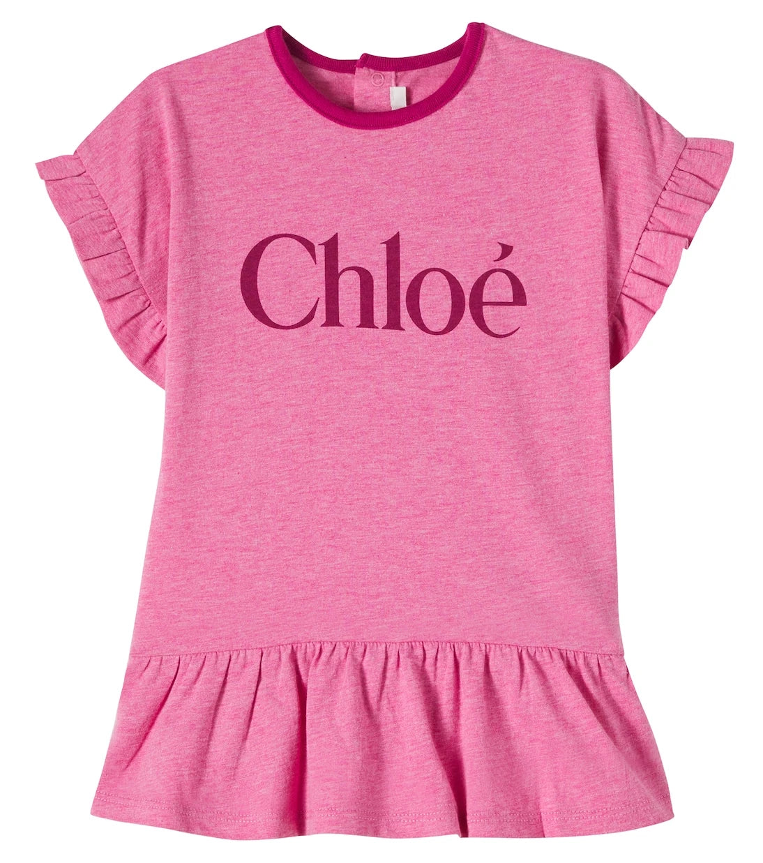 Chloé Kids - Baby logo cotton dress