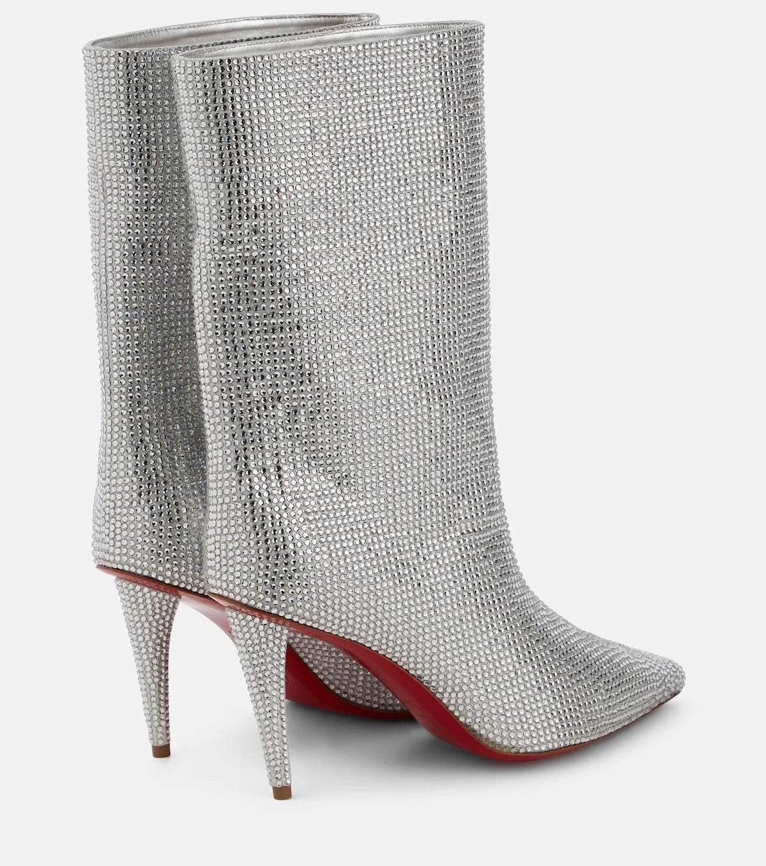 Christian Louboutin - حذاء الكاحل أستريلارغ ستراس من الشمواه