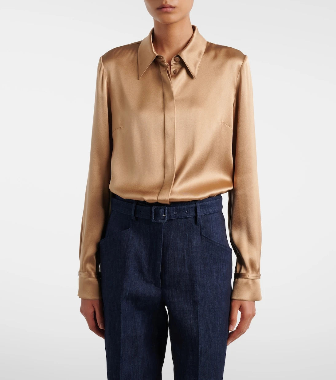 Gabriela Hearst - Cruz silk satin shirt