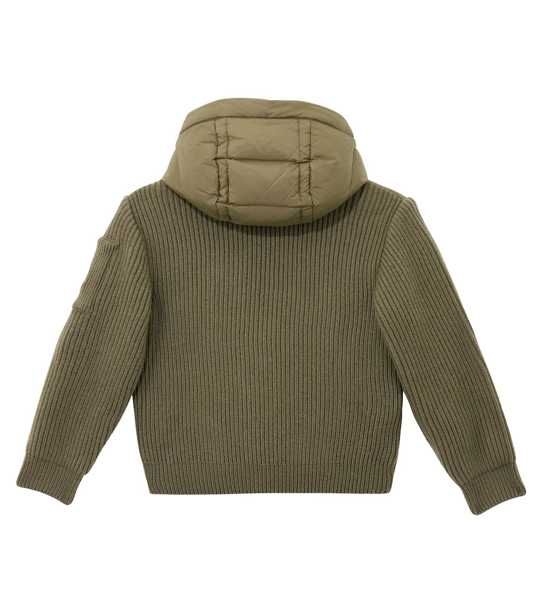 C.P. Company Kids - Lens ribbed-knit down jacket