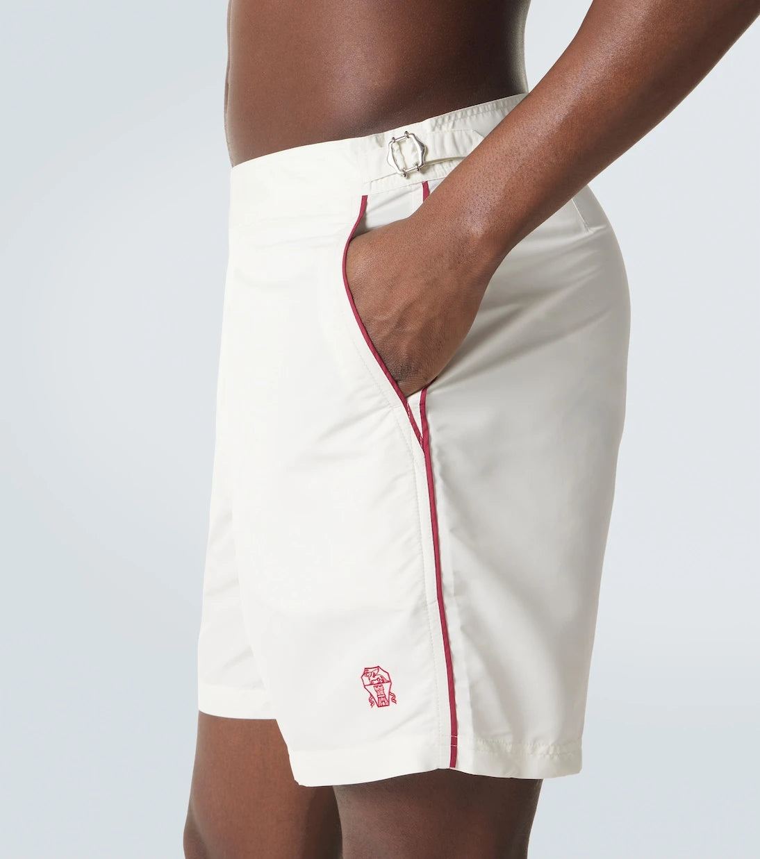 Brunello Cucinelli - Logo swim trunks