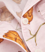 Desmond & Dempsey Pink Cotton Carnations Pyjama Set