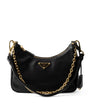 Prada Black Mini Leather Re-Edition Shoulder Bag