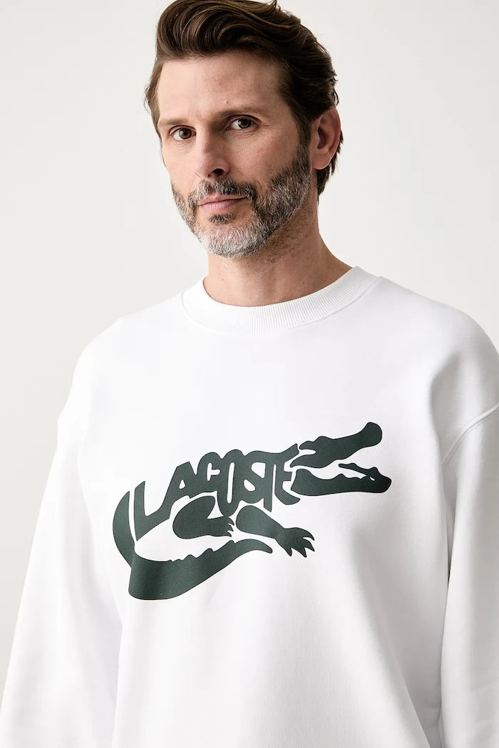 Lacoste erkek pamuklu sweatshirt