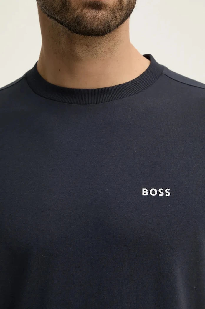BOSS Green erkek pamuk elastan Tişört