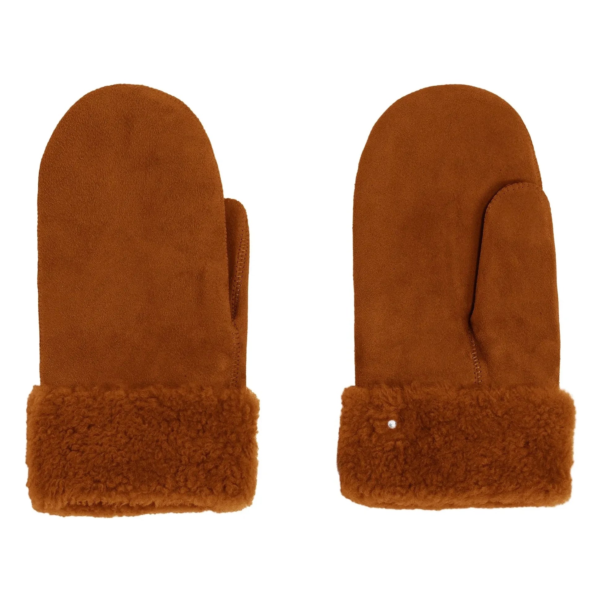 ILDA'S sheep - Merino Sheepskin Mittens | Brown