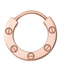 Rose Gold LOVE Hoop Earring