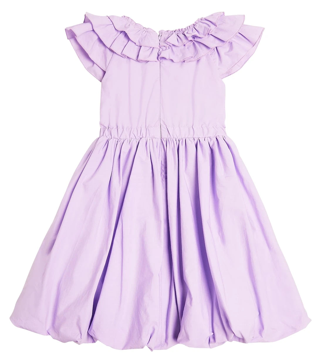 Monnalisa - Ruffle-trimmed cotton dress