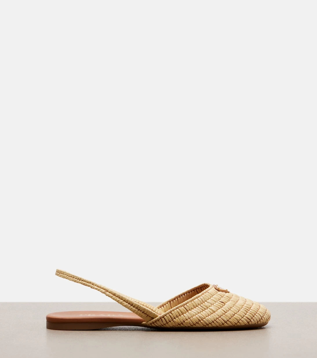 Prada - Crochet slingback flats