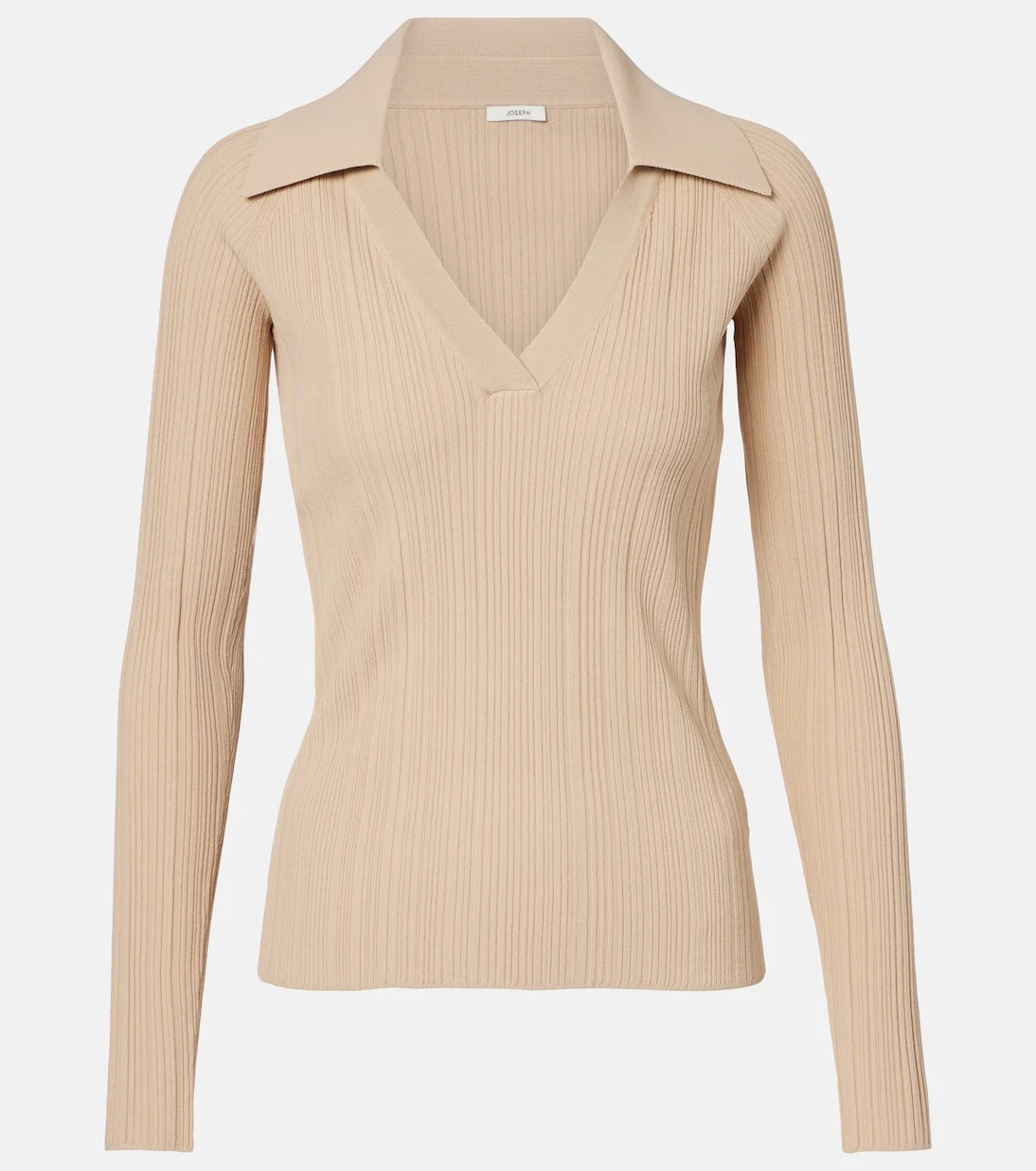 Joseph - Chelia ribbed-knit polo sweater