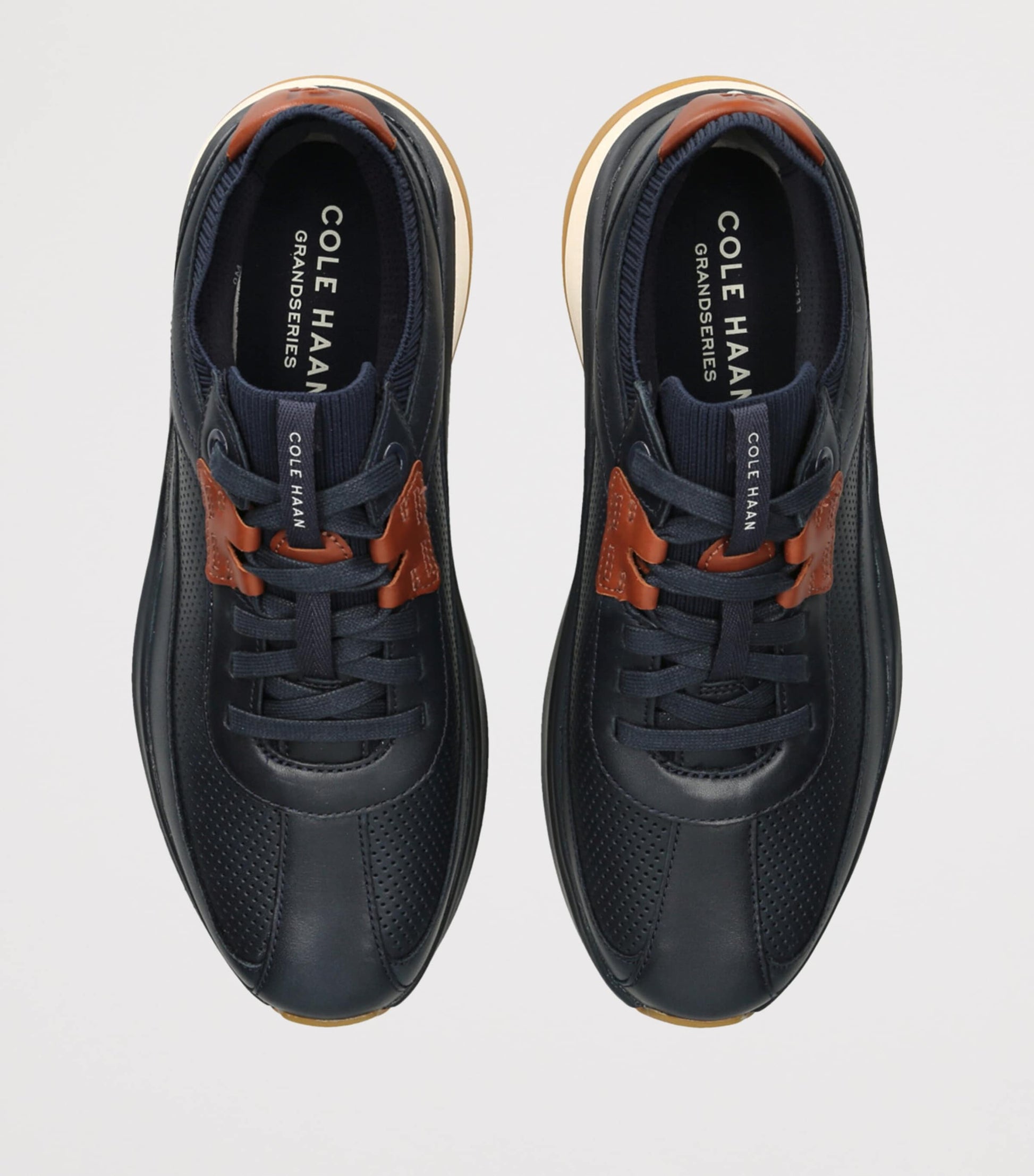 Leather GrandPrø All-Day Runner Sneakers NAVY