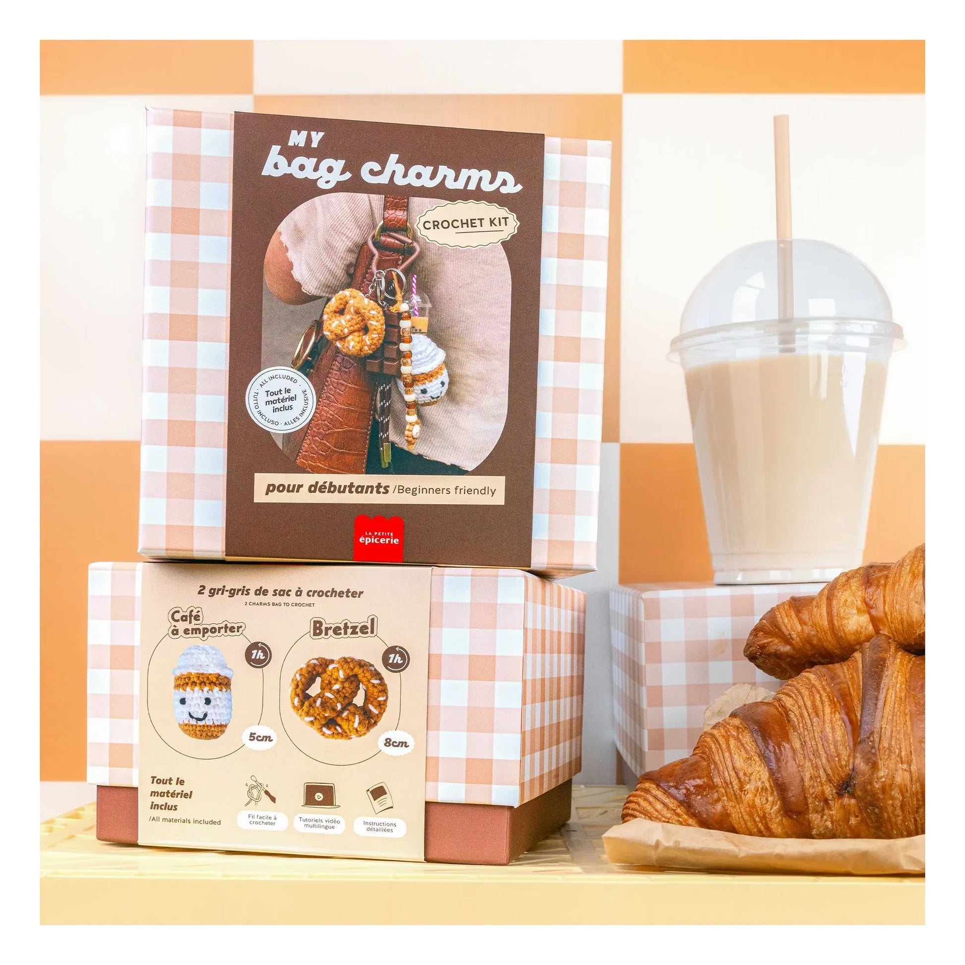 La Petite Épicerie - Crochet charm kit - Coffee Time