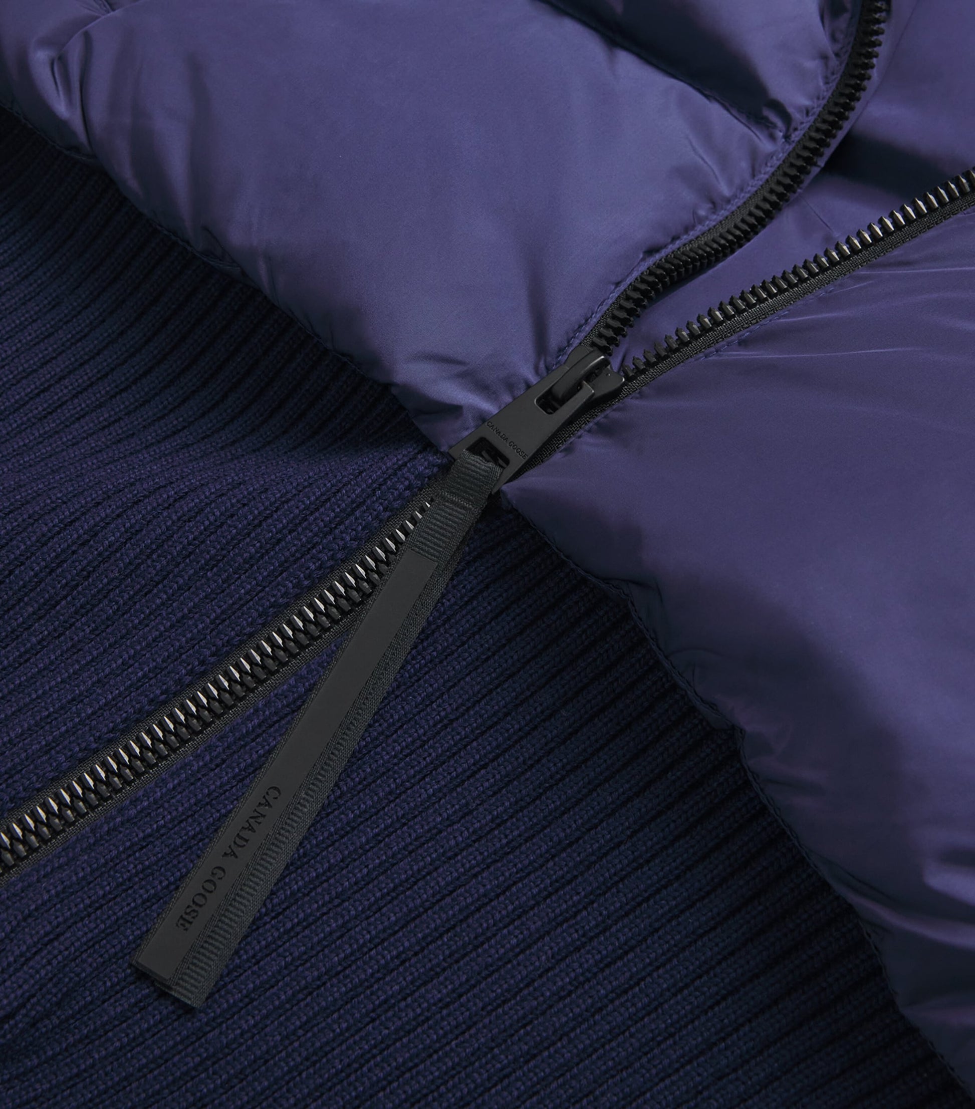 Navy Knitted HyBridge Astoria Jacket