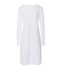 Hanro White Long-Sleeve Cotton Silk Nightdress