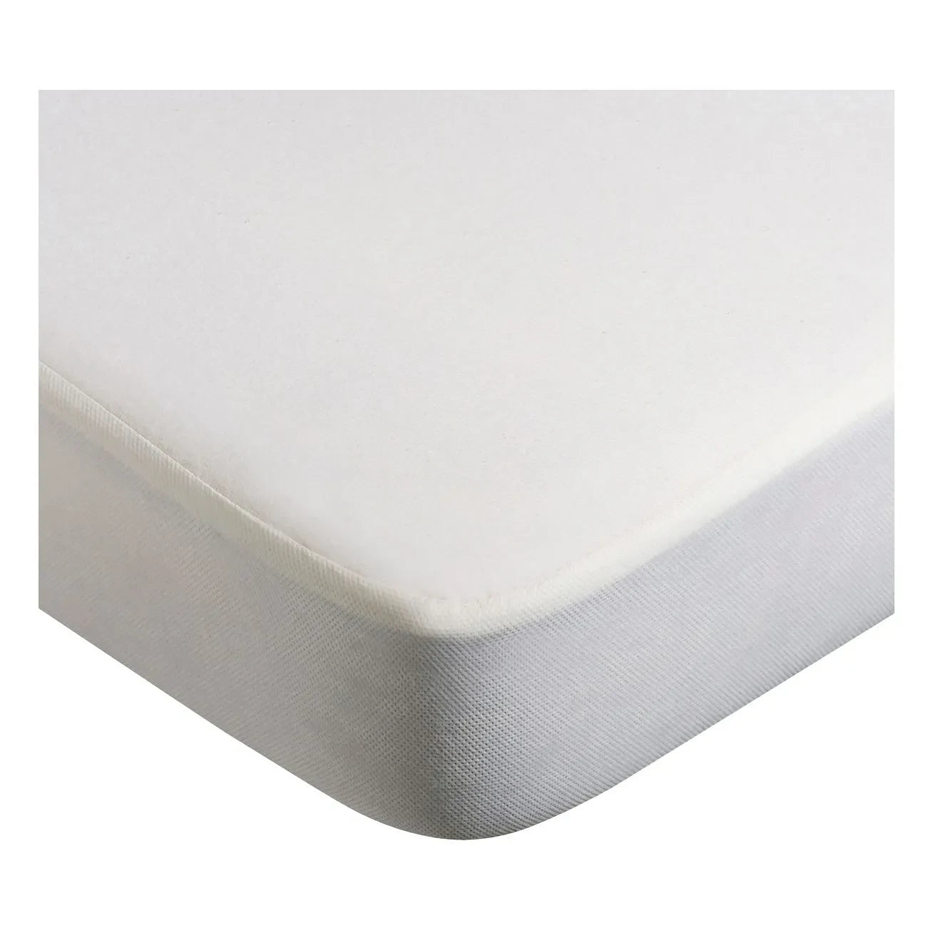 Charlie Crane - Kumi cradle bamboo mattress protector | White
