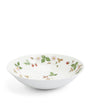Fine Bone China Wild Strawberry Coupe Bowl (20.5cm)