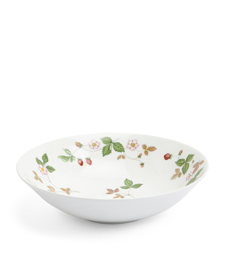 Fine Bone China Wild Strawberry Coupe Bowl (20.5cm)