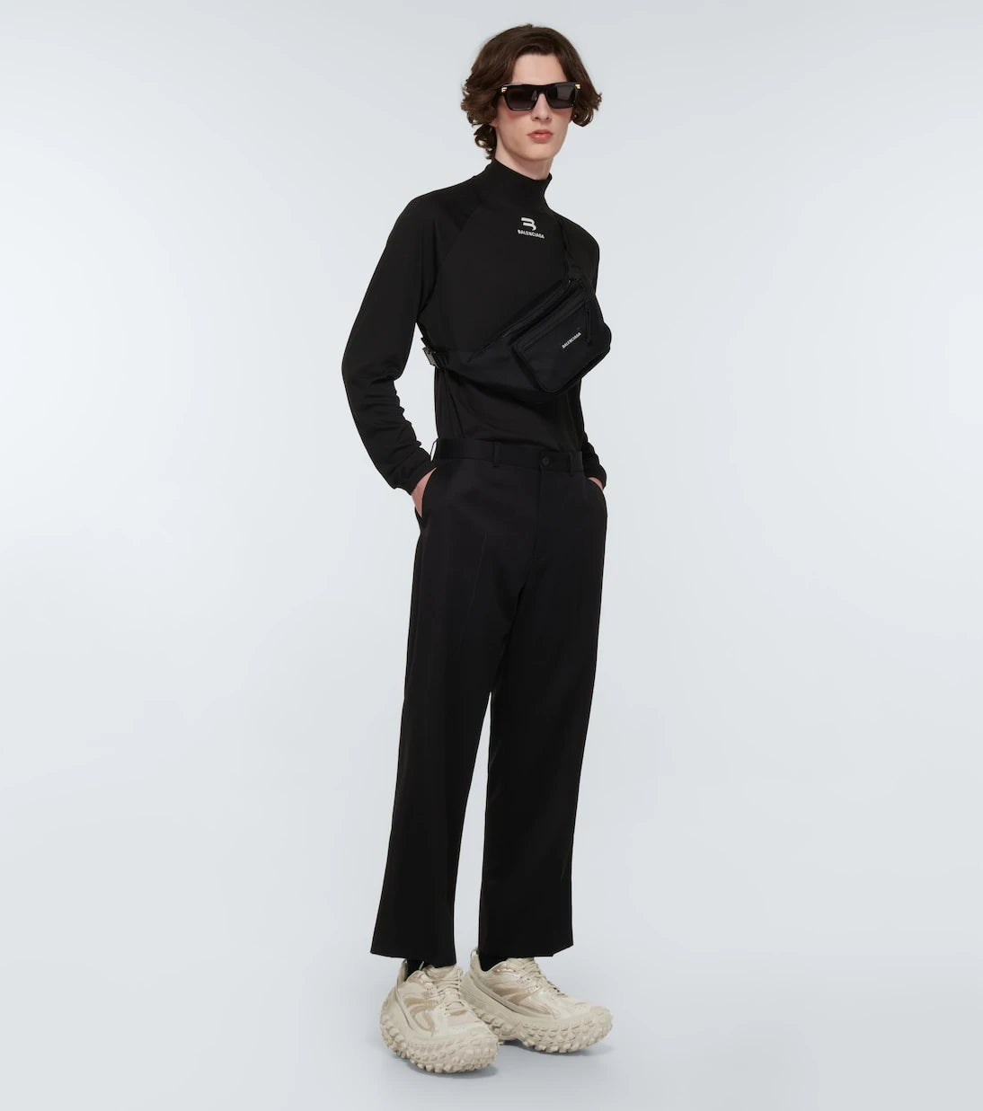 Balenciaga - حذاء سنيكرز Bouncer شبكي