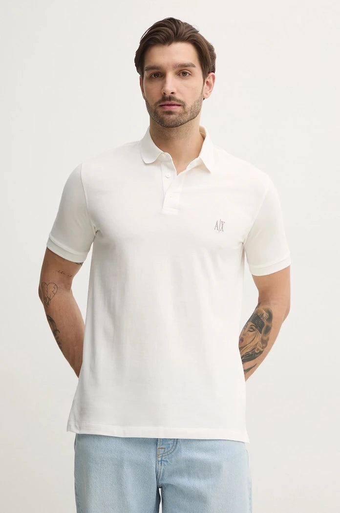 Armani Exchange Yaka Pamuklu Tişört