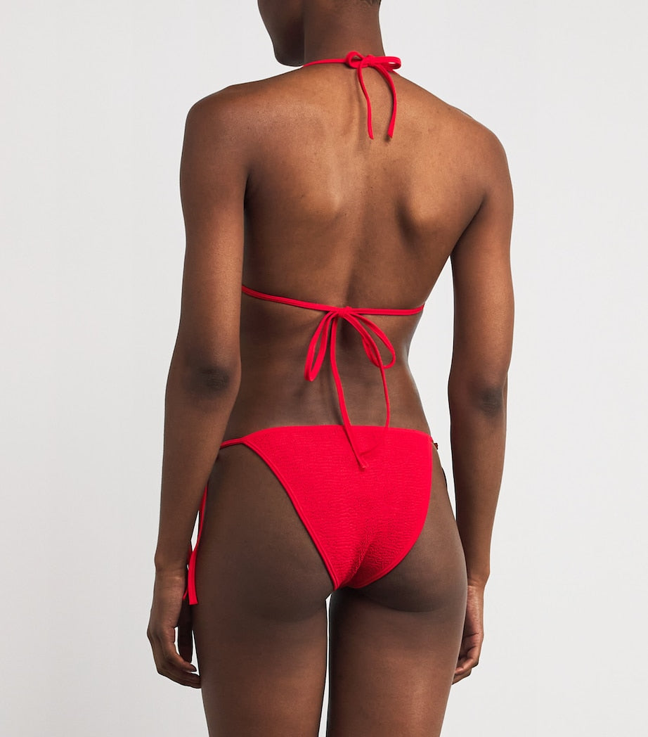 Red Gina Triangle Bikini
