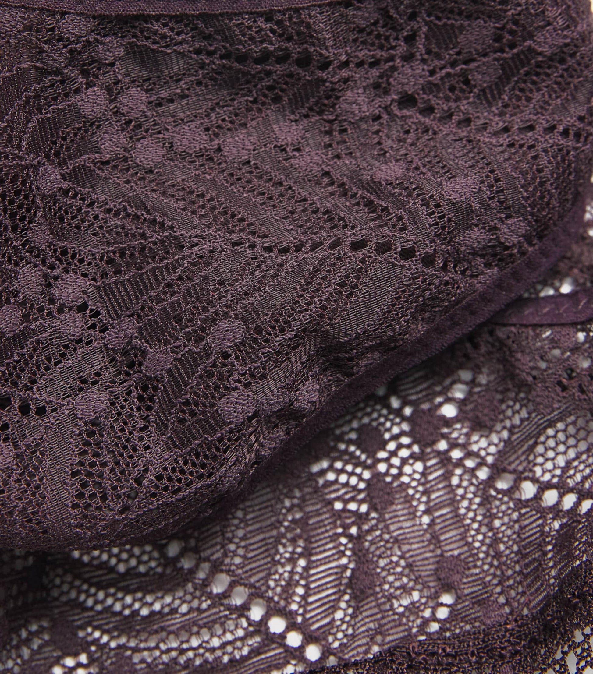 Brown Lace Comète Bikini Briefs