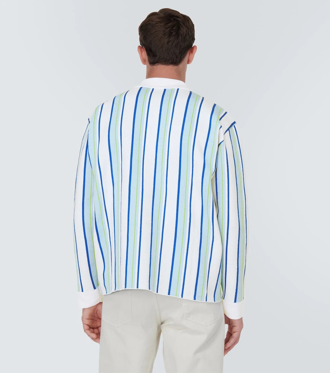 Jacquemus - La Chemise Maille Polo striped shirt