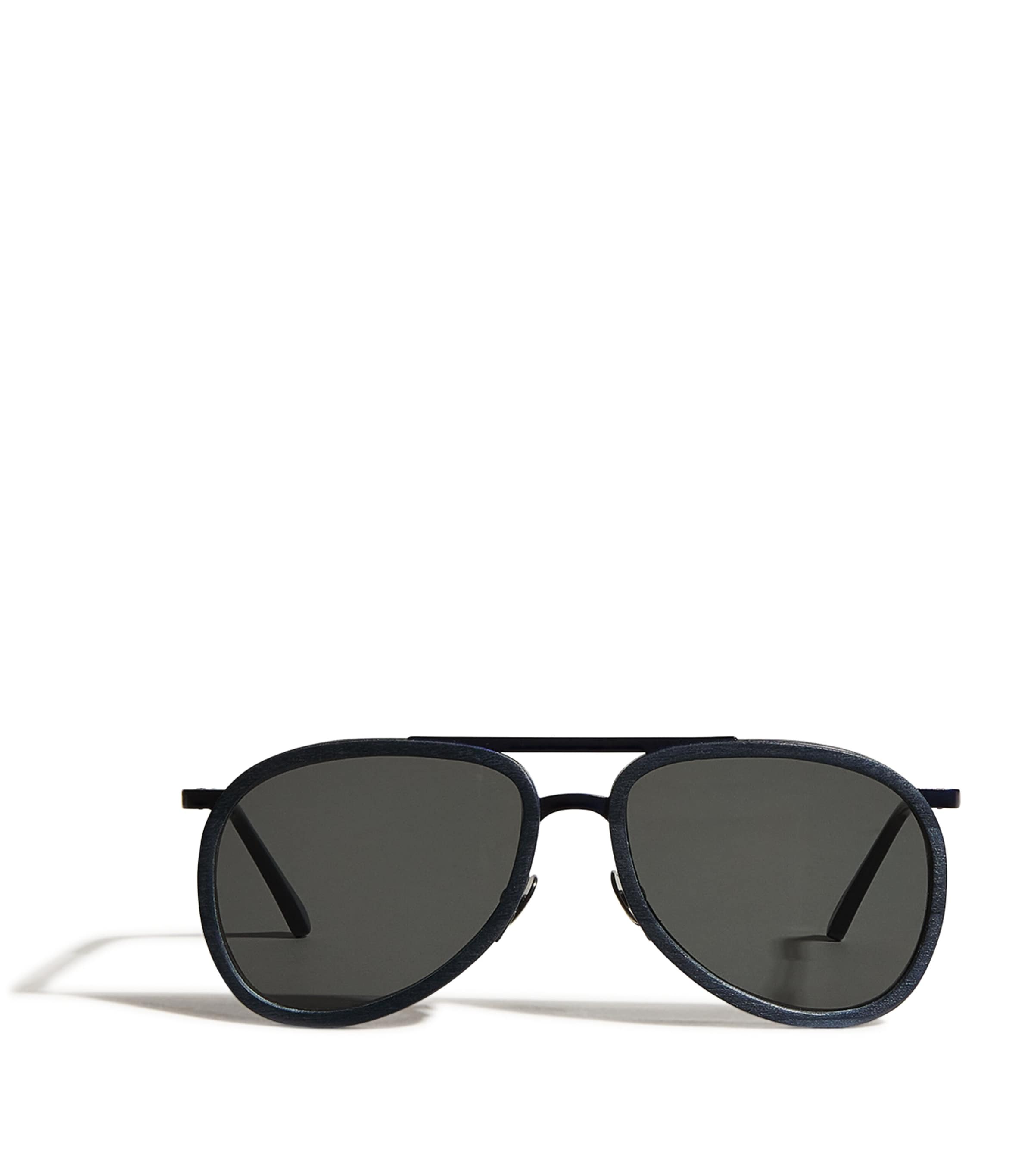 Vilebrequin x Shelter Wood Frame Sunglasses
