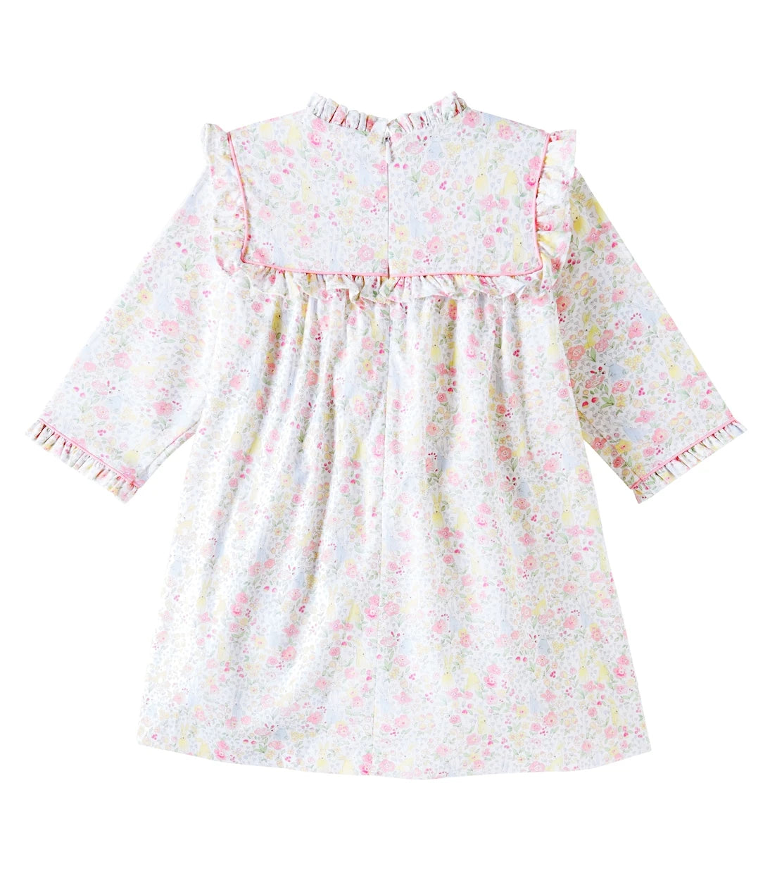 La Coqueta - Cuadras printed ruffled cotton dress