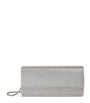Satin Crystal-Embellished Perry Clutch Bag